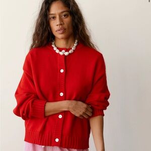 DONNI. The Cotton Knit Cardigan